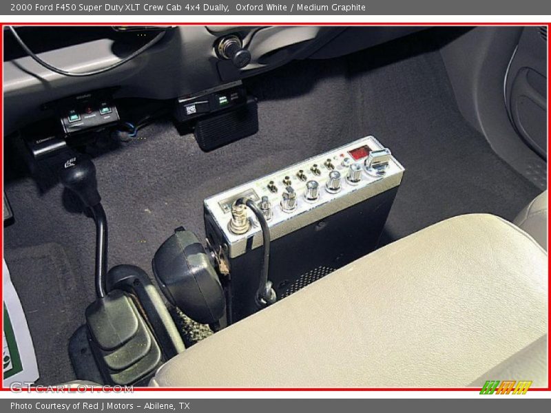 Oxford White / Medium Graphite 2000 Ford F450 Super Duty XLT Crew Cab 4x4 Dually