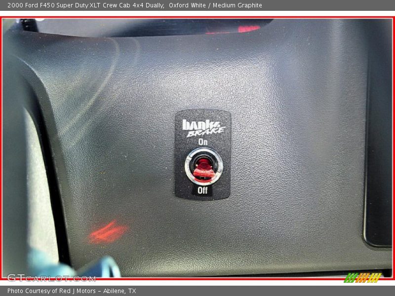 Oxford White / Medium Graphite 2000 Ford F450 Super Duty XLT Crew Cab 4x4 Dually