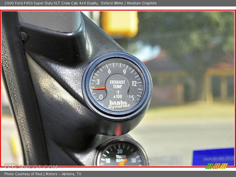 Oxford White / Medium Graphite 2000 Ford F450 Super Duty XLT Crew Cab 4x4 Dually