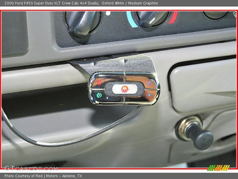 Oxford White / Medium Graphite 2000 Ford F450 Super Duty XLT Crew Cab 4x4 Dually