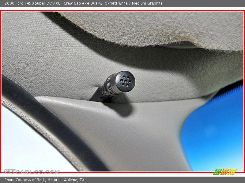 Oxford White / Medium Graphite 2000 Ford F450 Super Duty XLT Crew Cab 4x4 Dually