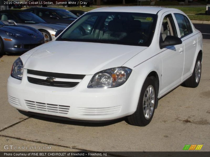 Summit White / Gray 2010 Chevrolet Cobalt LS Sedan