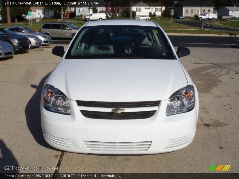 Summit White / Gray 2010 Chevrolet Cobalt LS Sedan