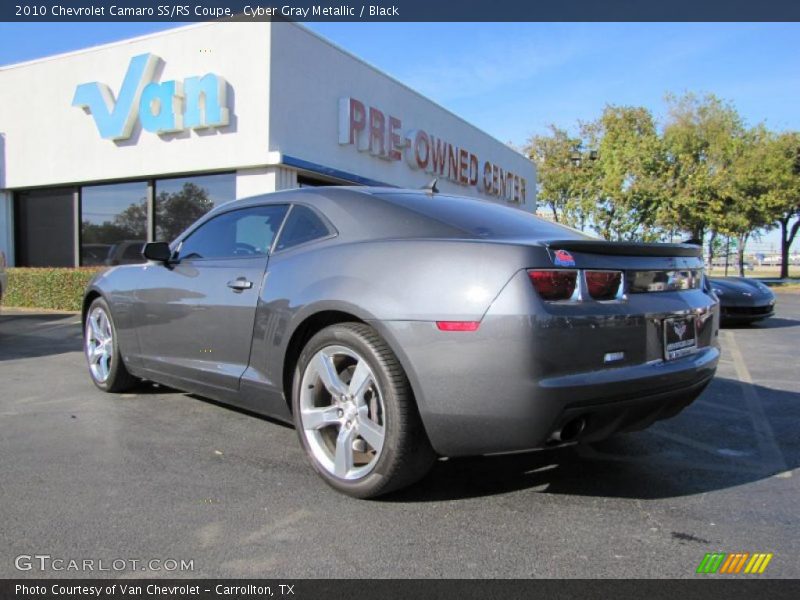 Cyber Gray Metallic / Black 2010 Chevrolet Camaro SS/RS Coupe