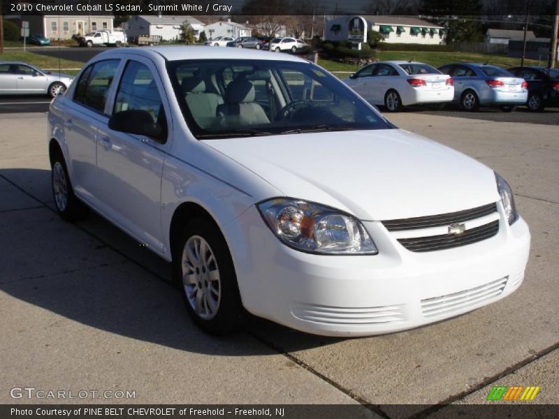 Summit White / Gray 2010 Chevrolet Cobalt LS Sedan