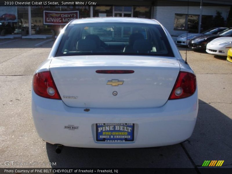 Summit White / Gray 2010 Chevrolet Cobalt LS Sedan