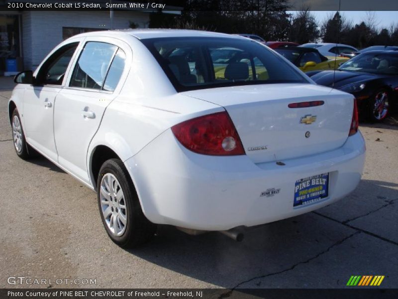 Summit White / Gray 2010 Chevrolet Cobalt LS Sedan