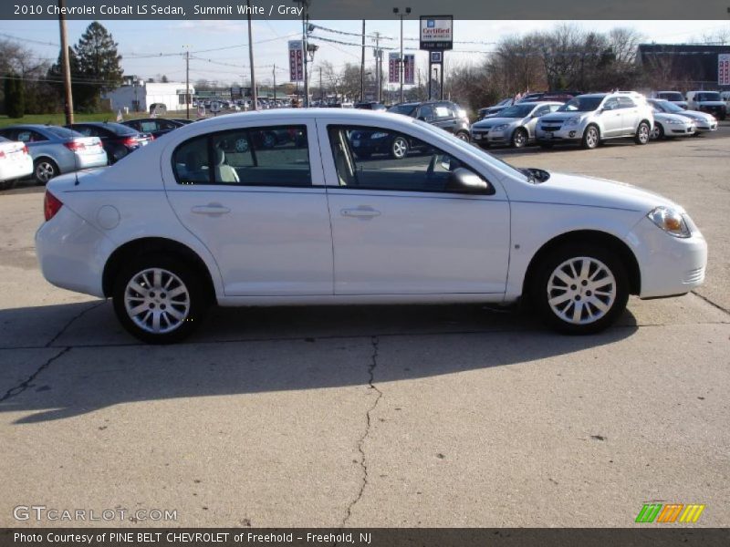 Summit White / Gray 2010 Chevrolet Cobalt LS Sedan