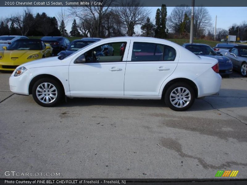 Summit White / Gray 2010 Chevrolet Cobalt LS Sedan