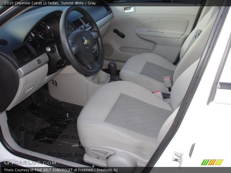 Summit White / Gray 2010 Chevrolet Cobalt LS Sedan