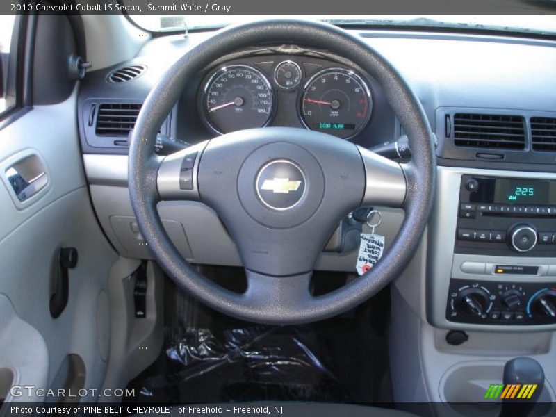 Summit White / Gray 2010 Chevrolet Cobalt LS Sedan