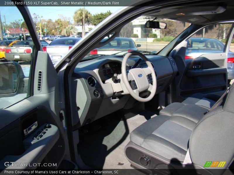 Silver Metallic / Medium/Dark Flint 2008 Ford F150 XLT SuperCab