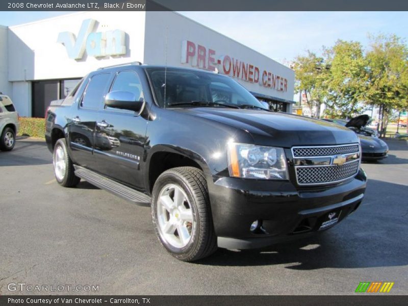 Black / Ebony 2008 Chevrolet Avalanche LTZ