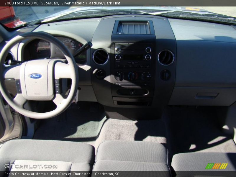 Silver Metallic / Medium/Dark Flint 2008 Ford F150 XLT SuperCab