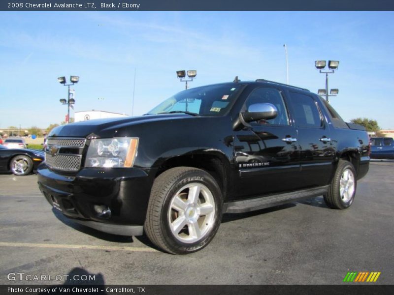 Black / Ebony 2008 Chevrolet Avalanche LTZ