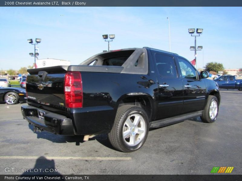 Black / Ebony 2008 Chevrolet Avalanche LTZ