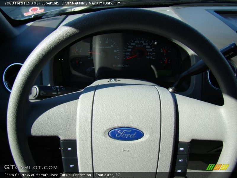 Silver Metallic / Medium/Dark Flint 2008 Ford F150 XLT SuperCab