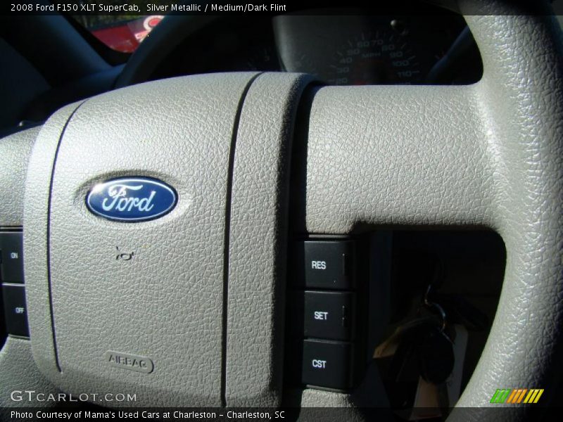 Silver Metallic / Medium/Dark Flint 2008 Ford F150 XLT SuperCab