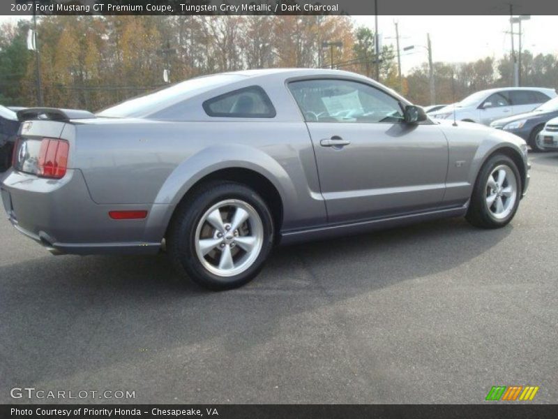 Tungsten Grey Metallic / Dark Charcoal 2007 Ford Mustang GT Premium Coupe