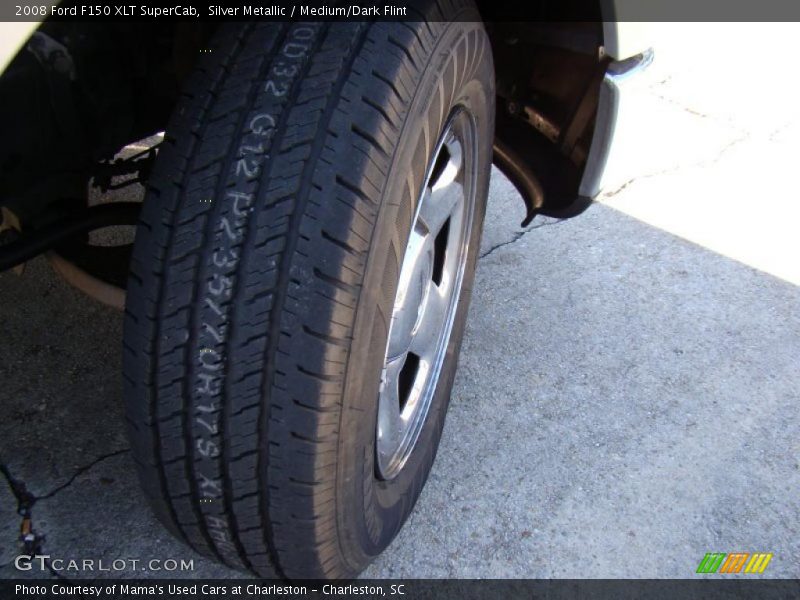 Silver Metallic / Medium/Dark Flint 2008 Ford F150 XLT SuperCab