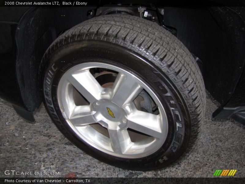 Black / Ebony 2008 Chevrolet Avalanche LTZ