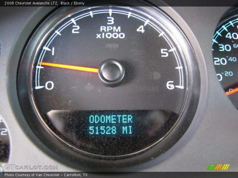 Black / Ebony 2008 Chevrolet Avalanche LTZ