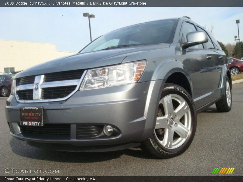 Silver Steel Metallic / Dark Slate Gray/Light Graystone 2009 Dodge Journey SXT