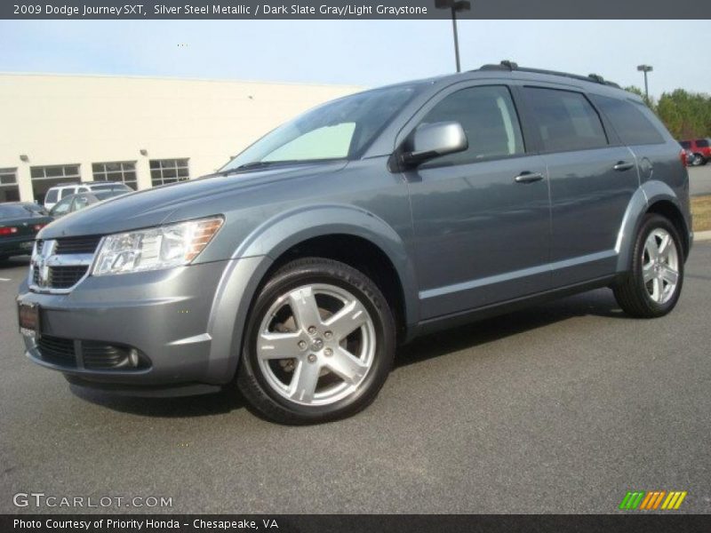 Silver Steel Metallic / Dark Slate Gray/Light Graystone 2009 Dodge Journey SXT