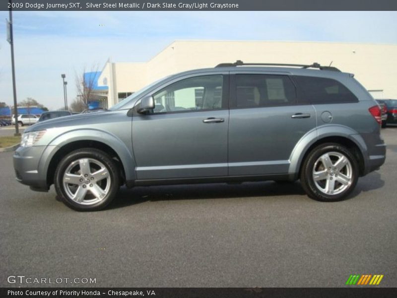 Silver Steel Metallic / Dark Slate Gray/Light Graystone 2009 Dodge Journey SXT