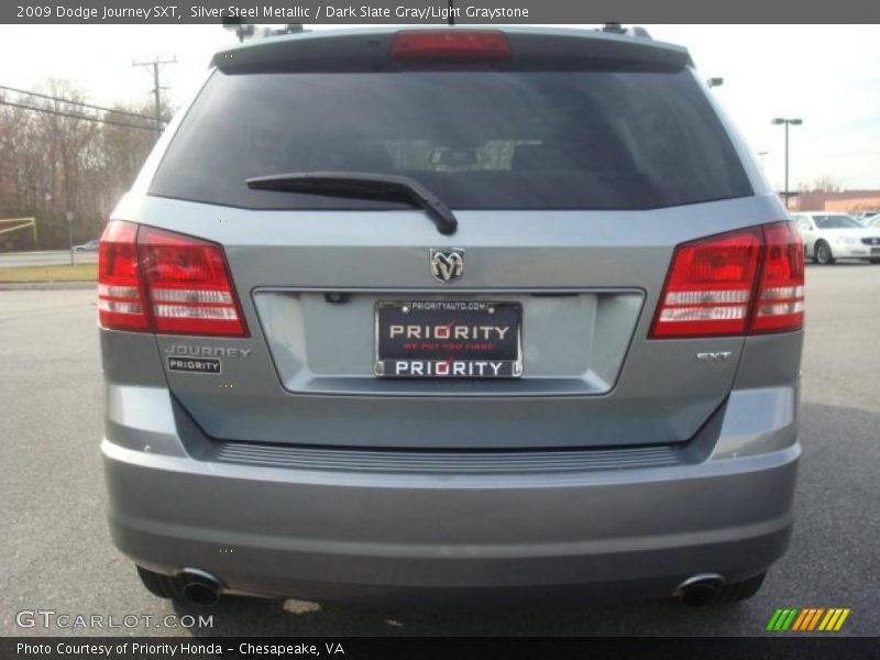 Silver Steel Metallic / Dark Slate Gray/Light Graystone 2009 Dodge Journey SXT