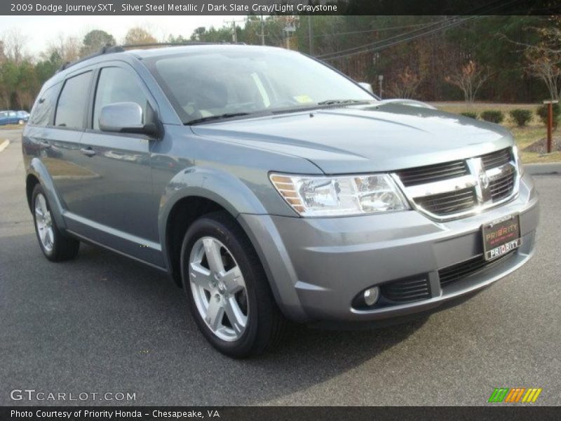 Silver Steel Metallic / Dark Slate Gray/Light Graystone 2009 Dodge Journey SXT
