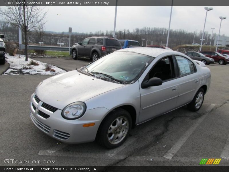 Bright Silver Metallic / Dark Slate Gray 2003 Dodge Neon SXT