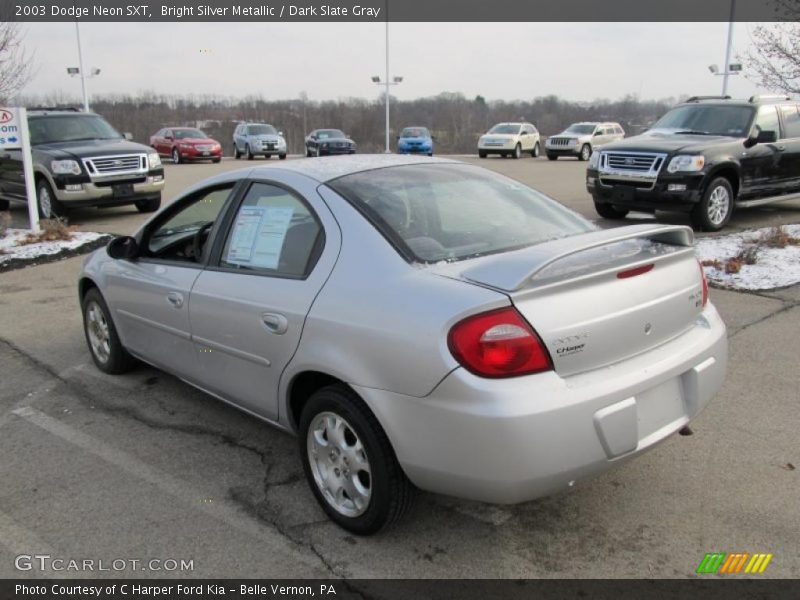 Bright Silver Metallic / Dark Slate Gray 2003 Dodge Neon SXT