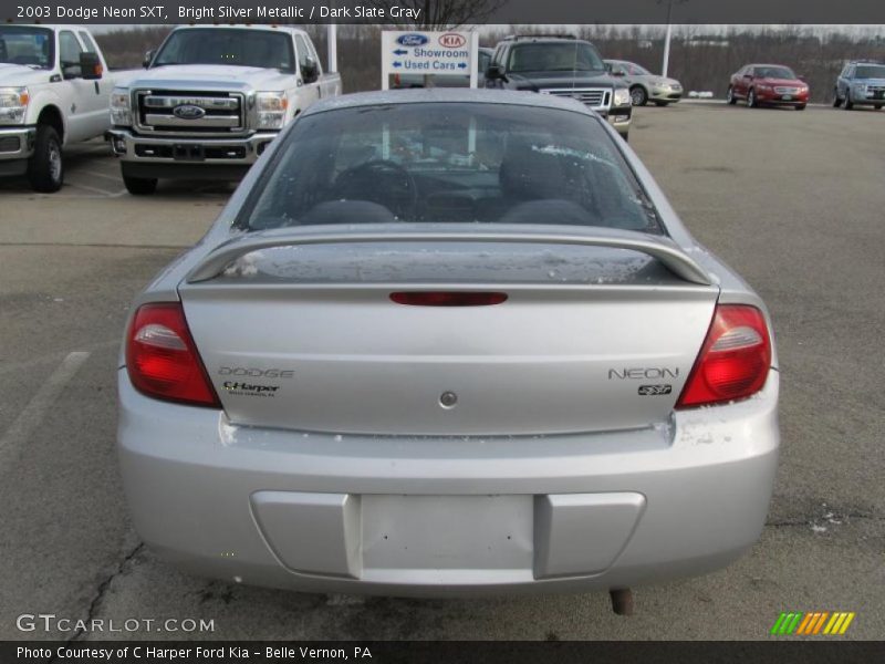 Bright Silver Metallic / Dark Slate Gray 2003 Dodge Neon SXT