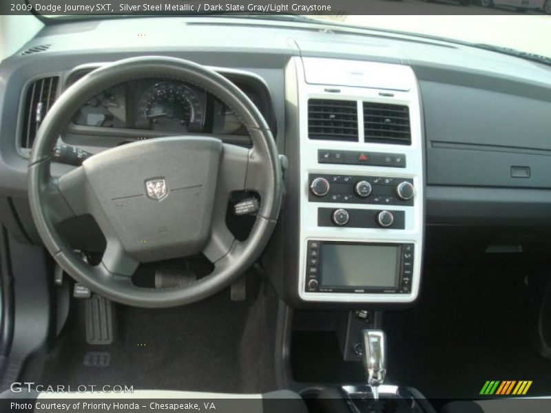 Silver Steel Metallic / Dark Slate Gray/Light Graystone 2009 Dodge Journey SXT