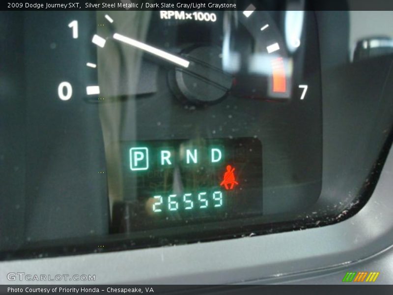 Silver Steel Metallic / Dark Slate Gray/Light Graystone 2009 Dodge Journey SXT