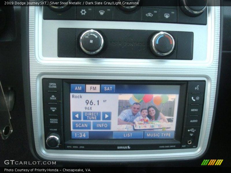 Silver Steel Metallic / Dark Slate Gray/Light Graystone 2009 Dodge Journey SXT