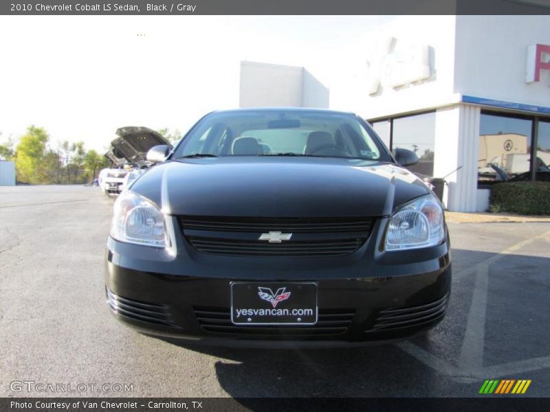 Black / Gray 2010 Chevrolet Cobalt LS Sedan