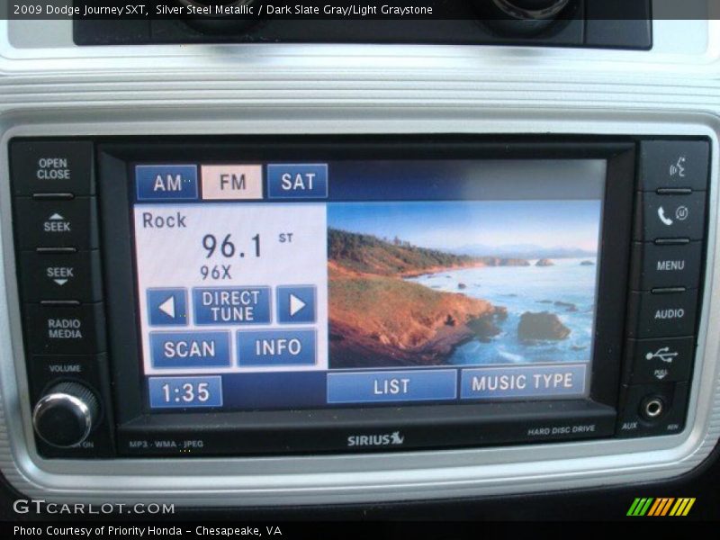 Silver Steel Metallic / Dark Slate Gray/Light Graystone 2009 Dodge Journey SXT