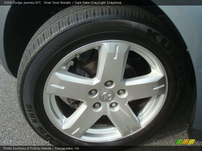 Silver Steel Metallic / Dark Slate Gray/Light Graystone 2009 Dodge Journey SXT