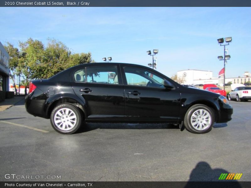 Black / Gray 2010 Chevrolet Cobalt LS Sedan