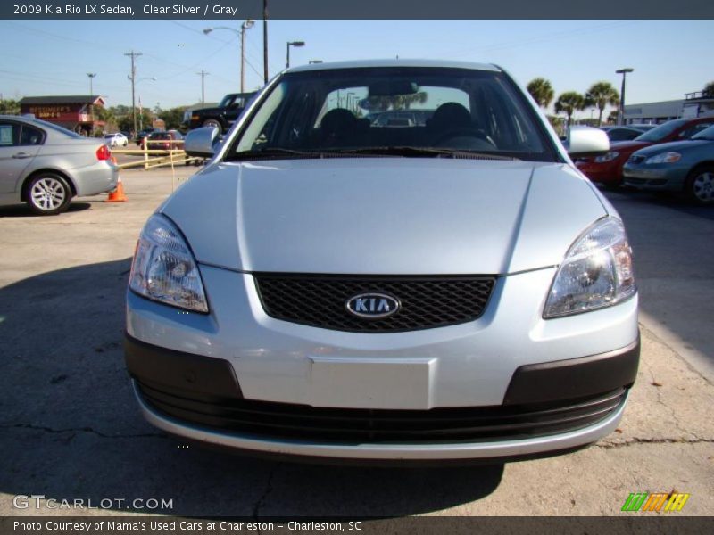Clear Silver / Gray 2009 Kia Rio LX Sedan