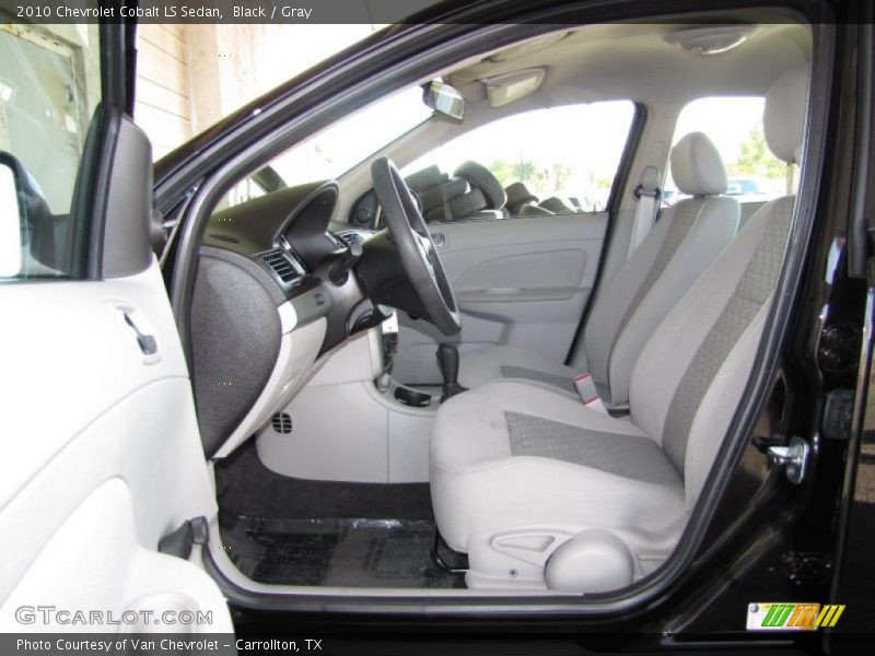 Black / Gray 2010 Chevrolet Cobalt LS Sedan