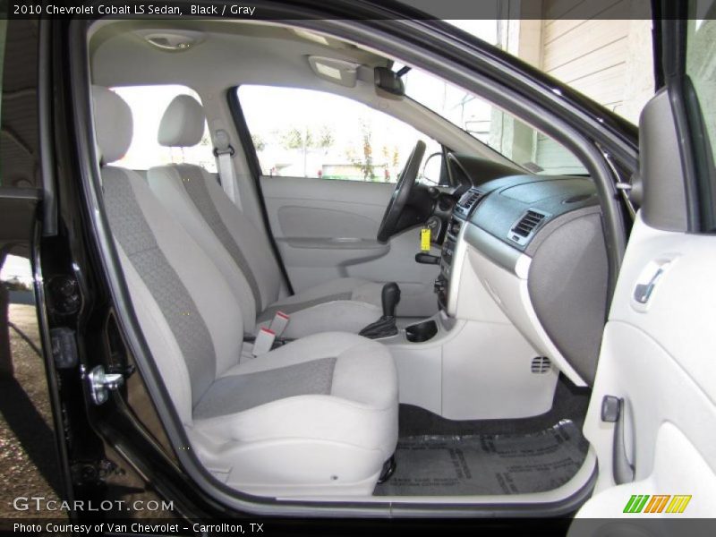 Black / Gray 2010 Chevrolet Cobalt LS Sedan