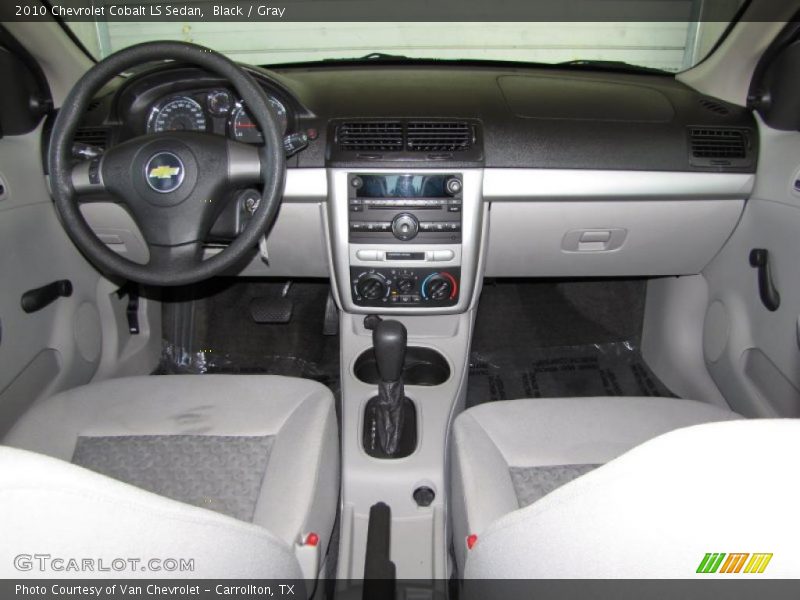 Black / Gray 2010 Chevrolet Cobalt LS Sedan