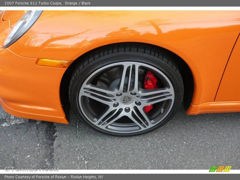 Orange / Black 2007 Porsche 911 Turbo Coupe