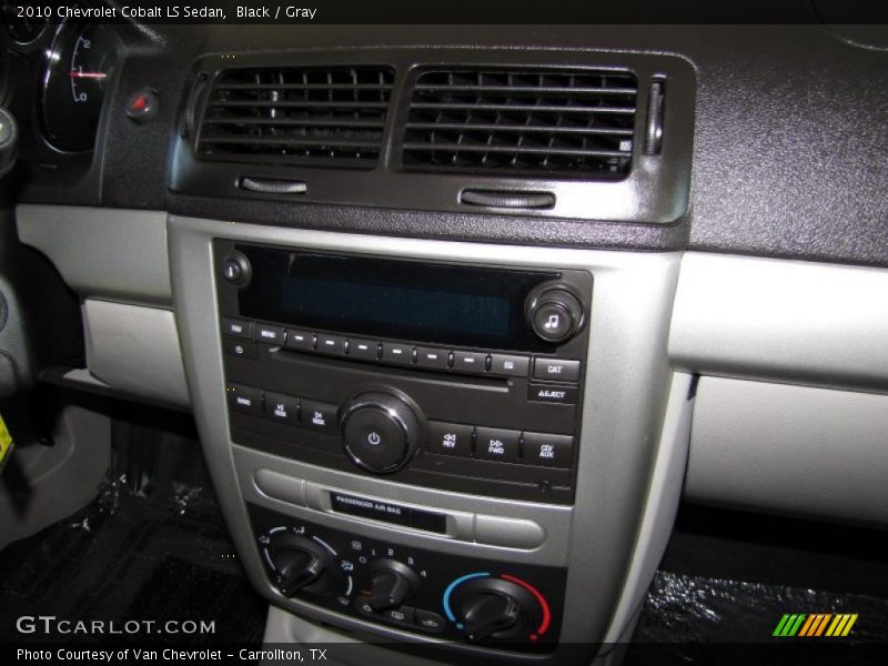 Black / Gray 2010 Chevrolet Cobalt LS Sedan