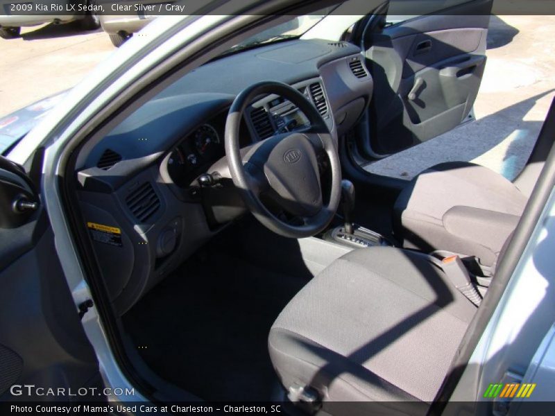 Clear Silver / Gray 2009 Kia Rio LX Sedan