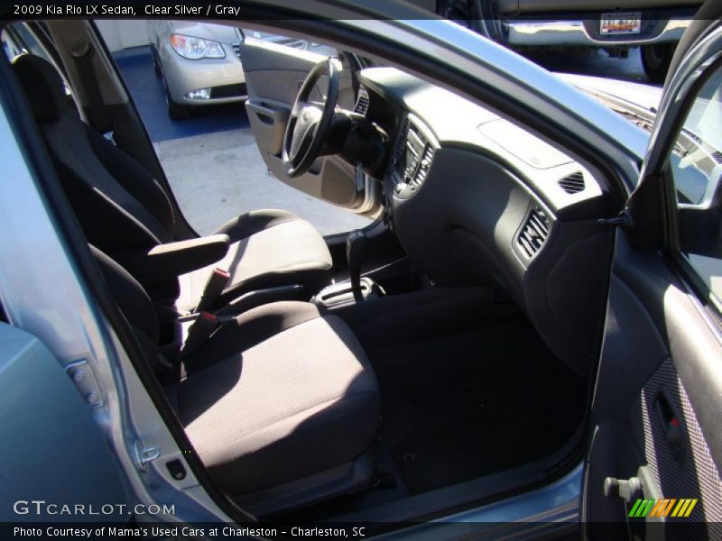 Clear Silver / Gray 2009 Kia Rio LX Sedan