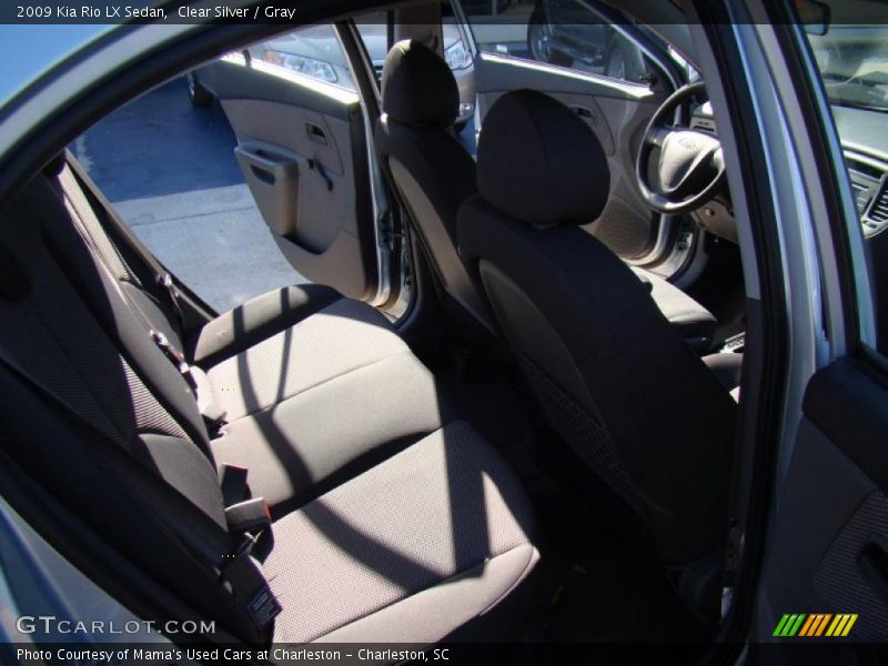 Clear Silver / Gray 2009 Kia Rio LX Sedan